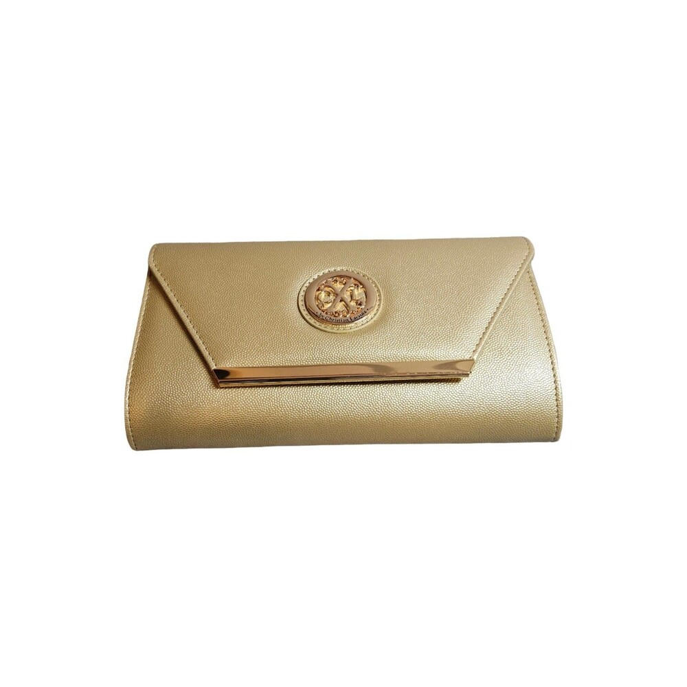 CXL By Christian Lacroix Gold Clutch With Detachable Chain  Bag NWT ($78) - Picture 2 of 11